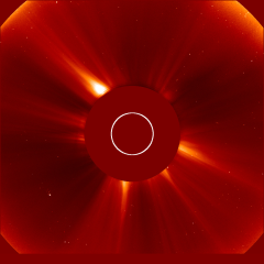 Image of solar wind