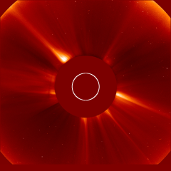 Image of solar wind