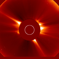 Image of solar wind