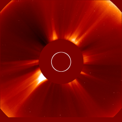 Image of solar wind