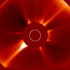 Image of solar wind