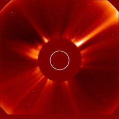 Image of solar wind