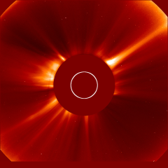 Image of solar wind