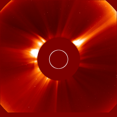 Image of solar wind