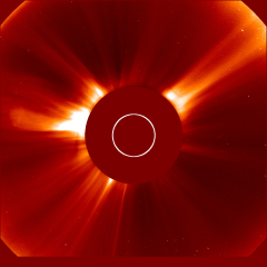 Image of solar wind