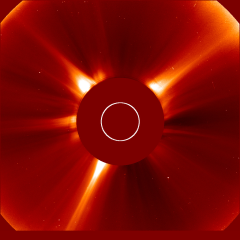 Image of solar wind