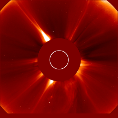 Image of solar wind