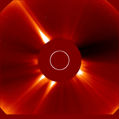 Image of solar wind