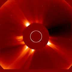 Image of solar wind