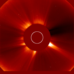 Image of solar wind