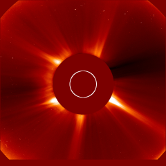 Image of solar wind