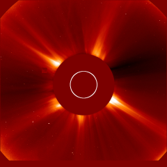 Image of solar wind