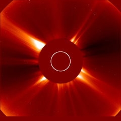 Image of solar wind