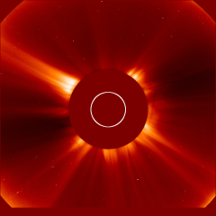 Image of solar wind