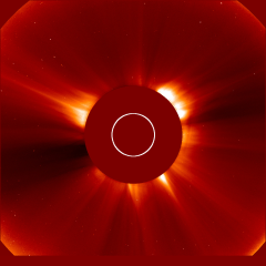 Image of solar wind