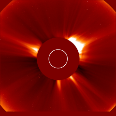 Image of solar wind