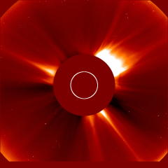 Image of solar wind