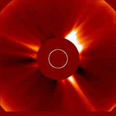 Image of solar wind