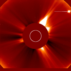 Image of solar wind