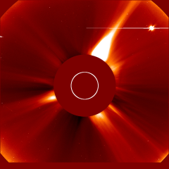 Image of solar wind