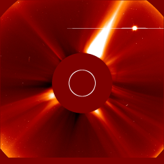 Image of solar wind