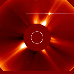 Image of solar wind