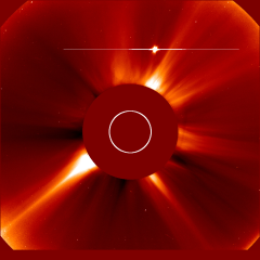 Image of solar wind