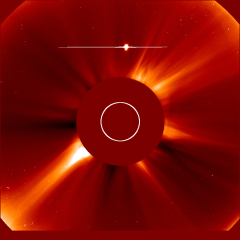 Image of solar wind