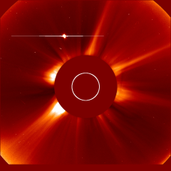 Image of solar wind