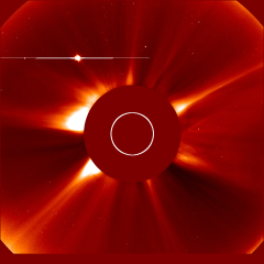 Image of solar wind