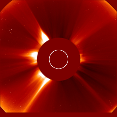 Image of solar wind