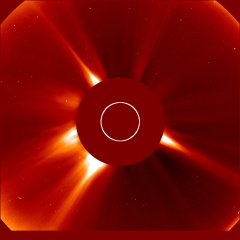 Image of solar wind