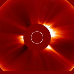 Image of solar wind