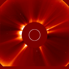 Image of solar wind