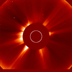 Image of solar wind