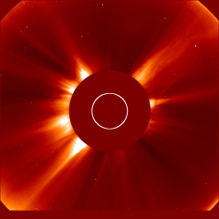 Image of solar wind