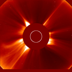 Image of solar wind