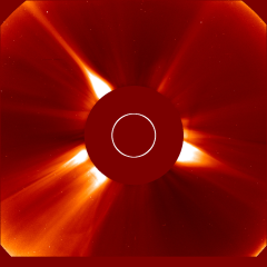 Image of solar wind