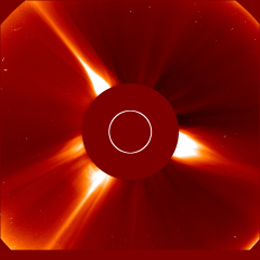 Image of solar wind