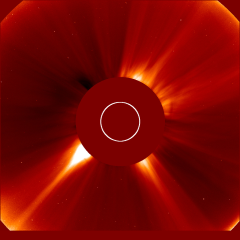 Image of solar wind