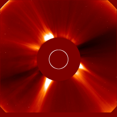 Image of solar wind