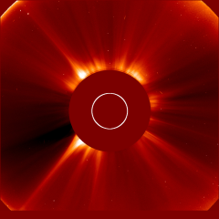 Image of solar wind