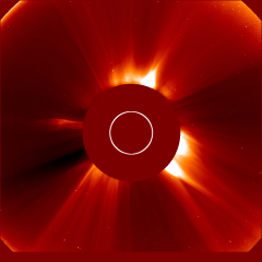 Image of solar wind