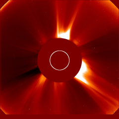 Image of solar wind