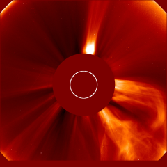 Image of solar wind