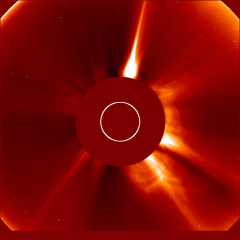 Image of solar wind