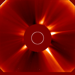 Image of solar wind