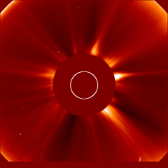 Image of solar wind