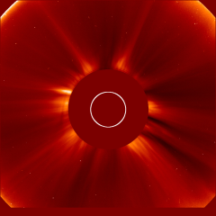 Image of solar wind