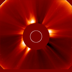 Image of solar wind